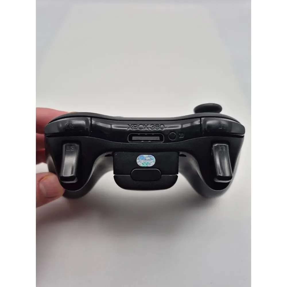Genuine OEM Microsoft Xbox 360 Wireless Black Controller Model 1403 Tested